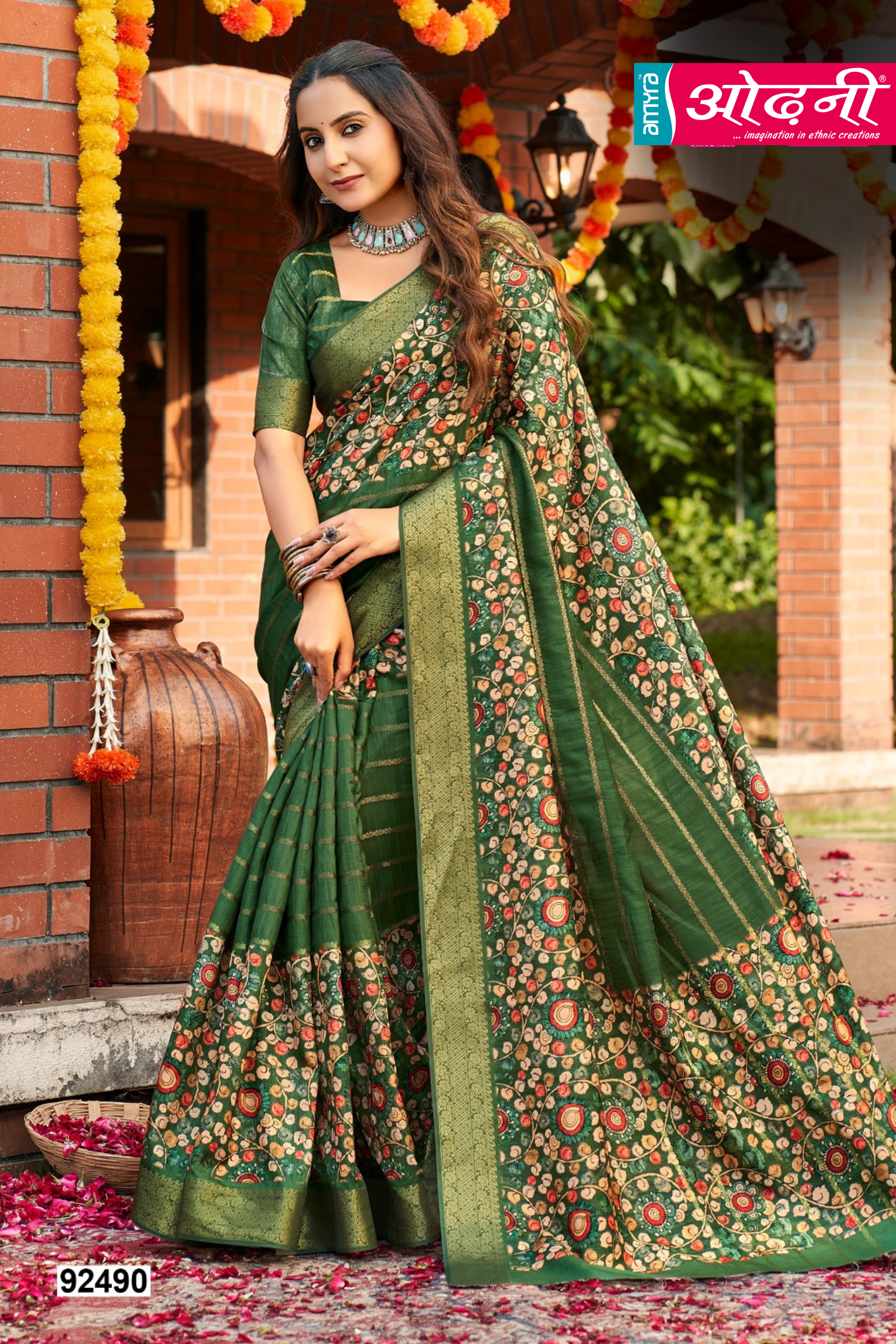 Anvi Vol-03 Print & Woven Saree Collection (GS-48)