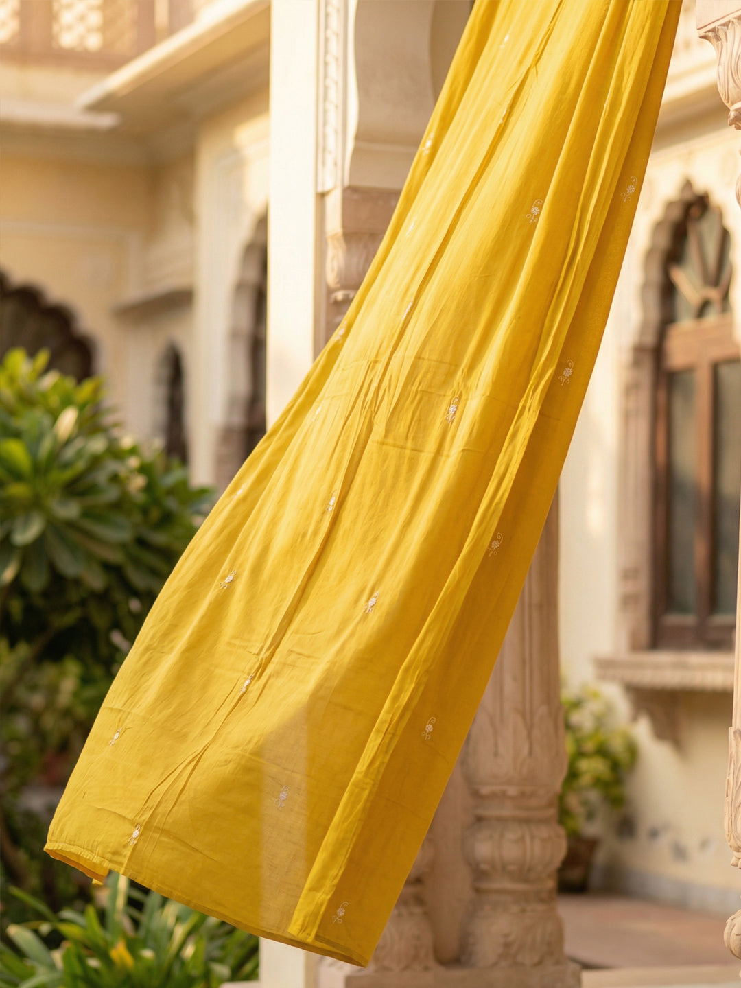 Golden Glow: Chanderi Silk Suit Set