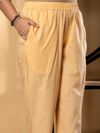 Peach Blossom Heritage Kurta Set