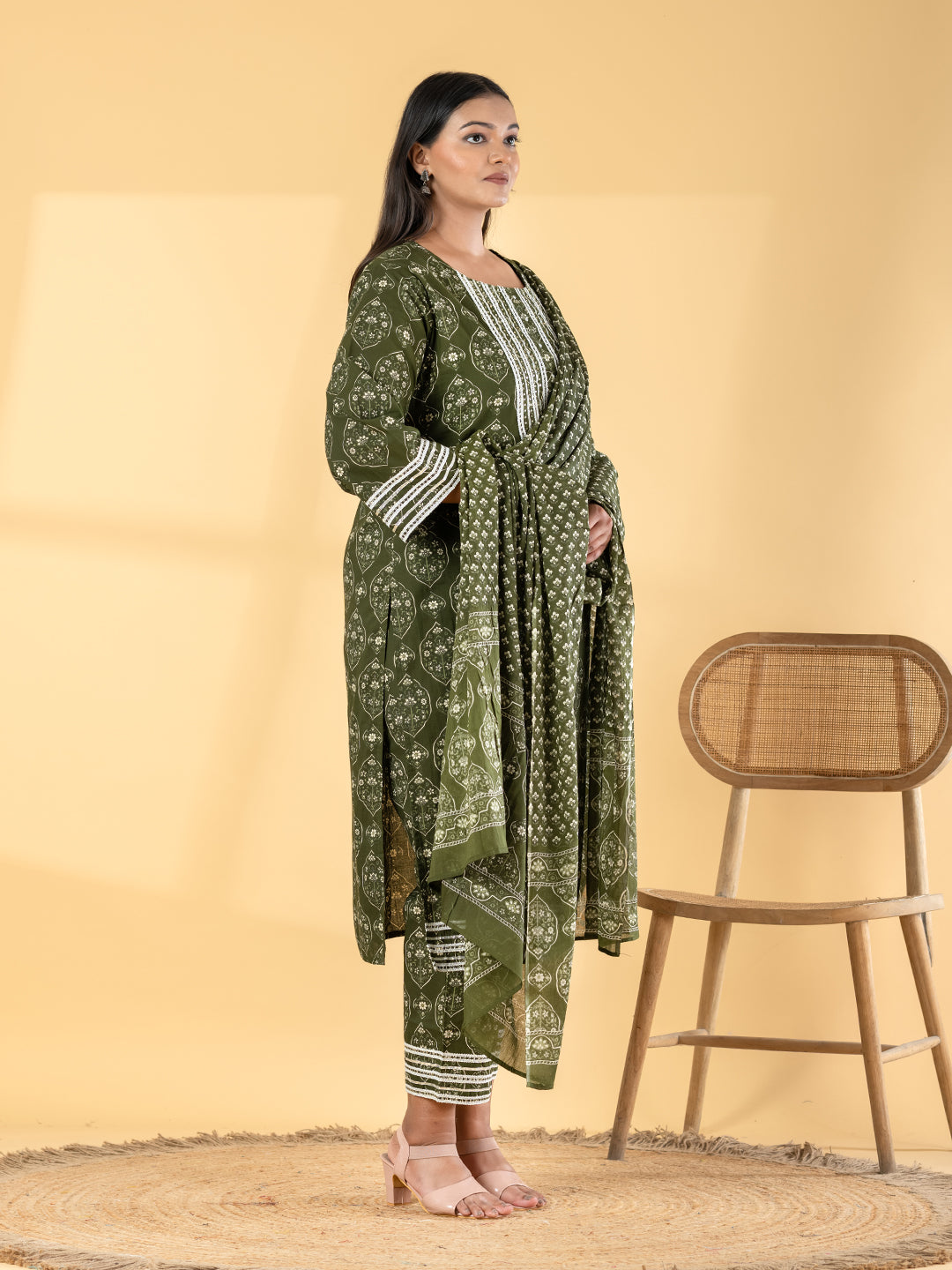 Forest Frost: Cotton Silk Suit