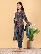 Printed Cotton Suit Set