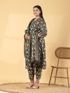 Paisley and floral block prints Kurti