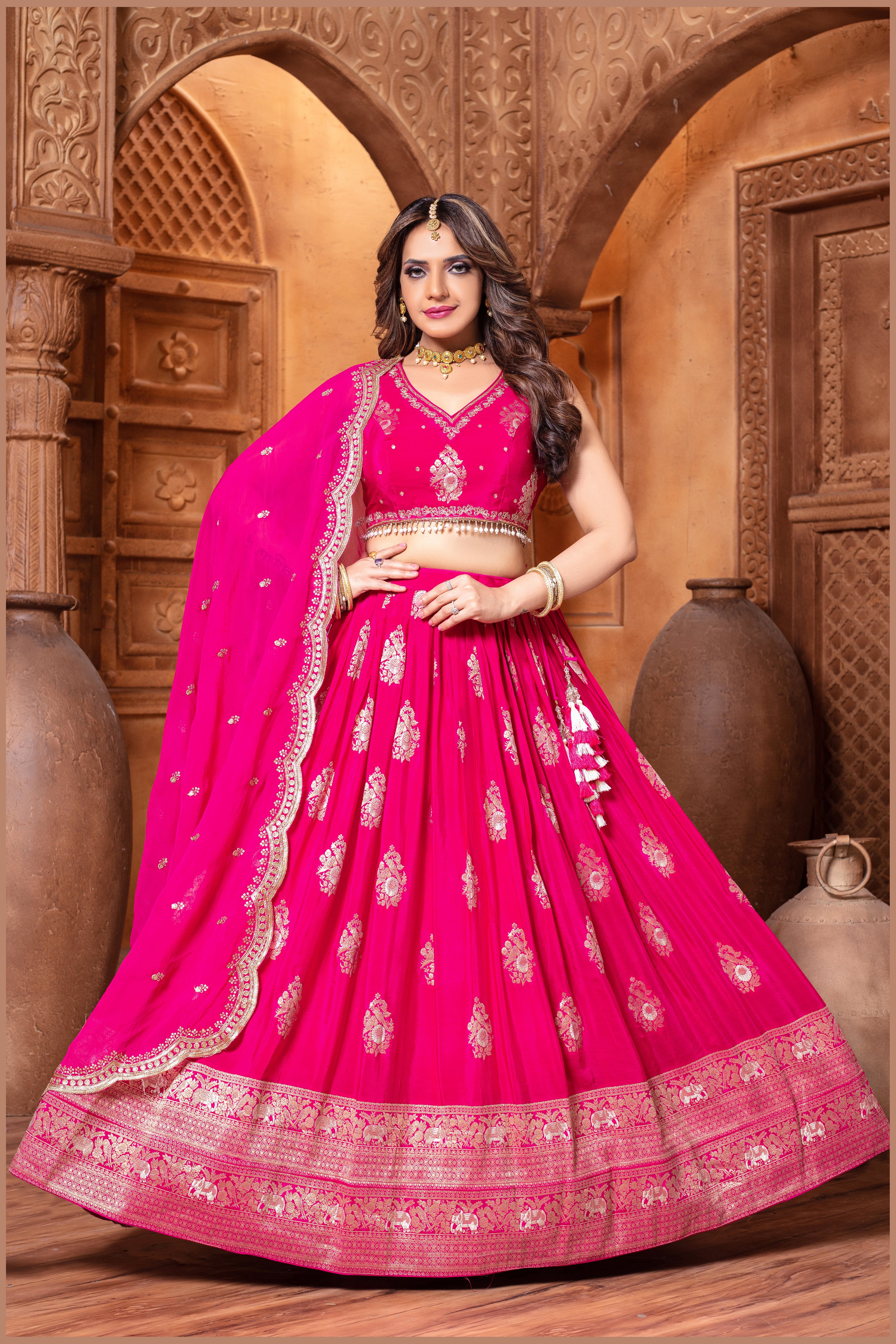 Regal Banarasi Lehenga (7010 GA-39)