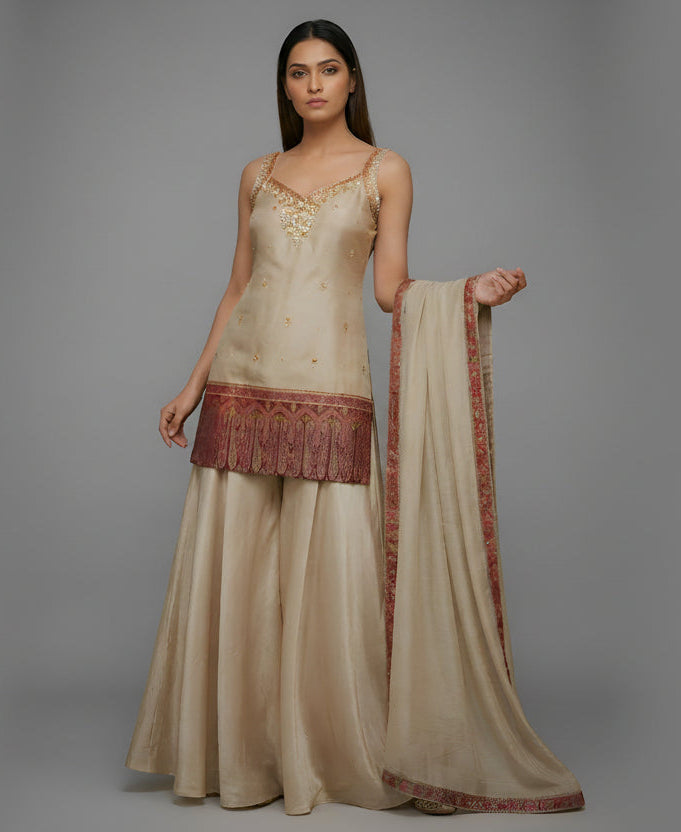 Ethnic Embroidered Sharara Sets