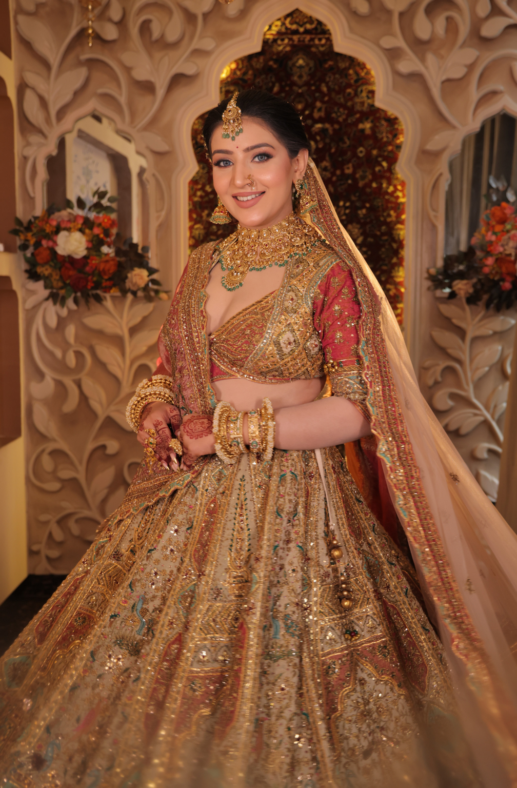 Royal Zarina Grand Bridal Lehenga (DC-25877 D-56)