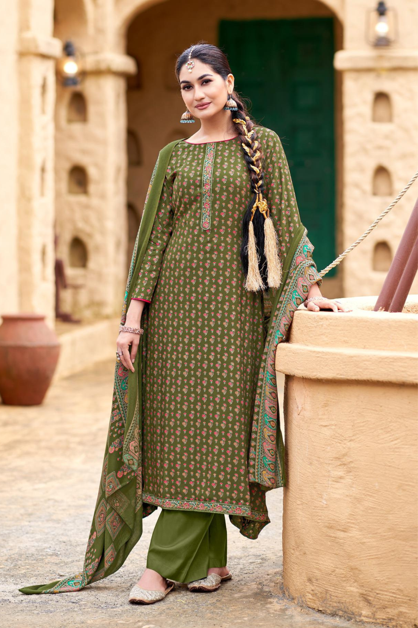 'Sohini Shawl' Collection: Pure Pashmina Suits (D-39)