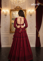 Royal Maroon Lehenga -  2501 D-72