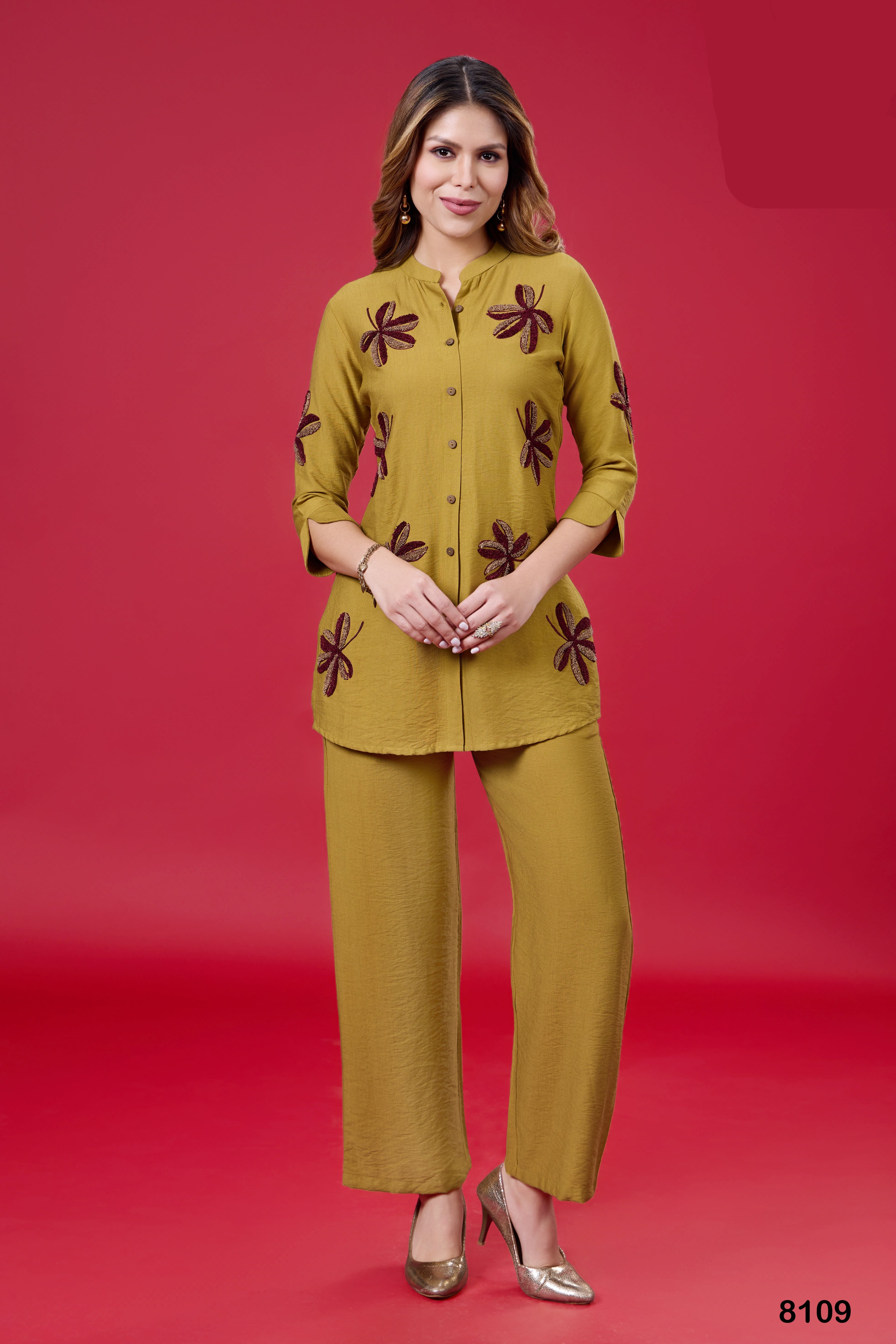 Moss Garden co-ord set (JN-8109 M-18) Main image