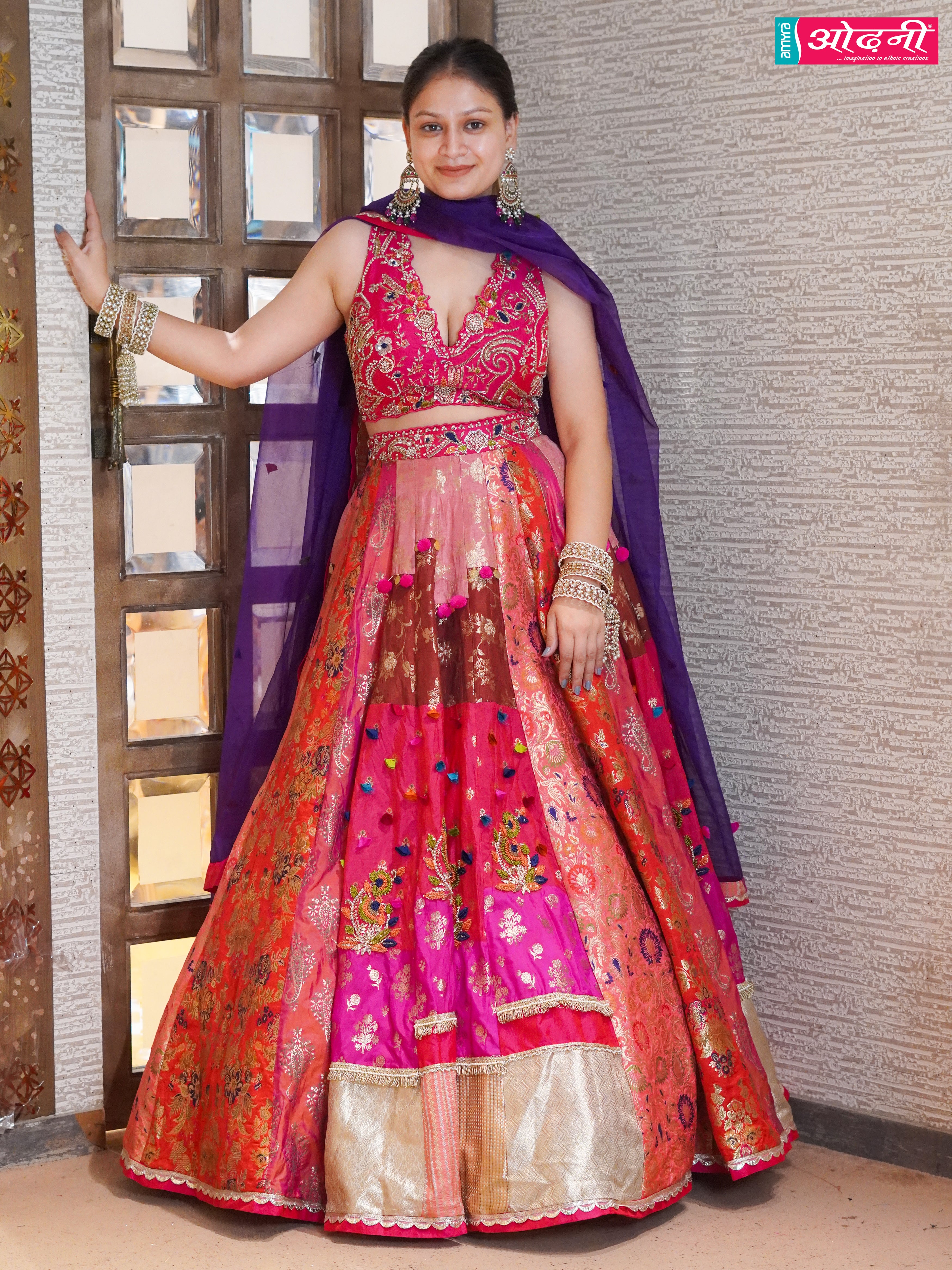 Vibrant Fiesta Lehenga (V-1010 D-38)