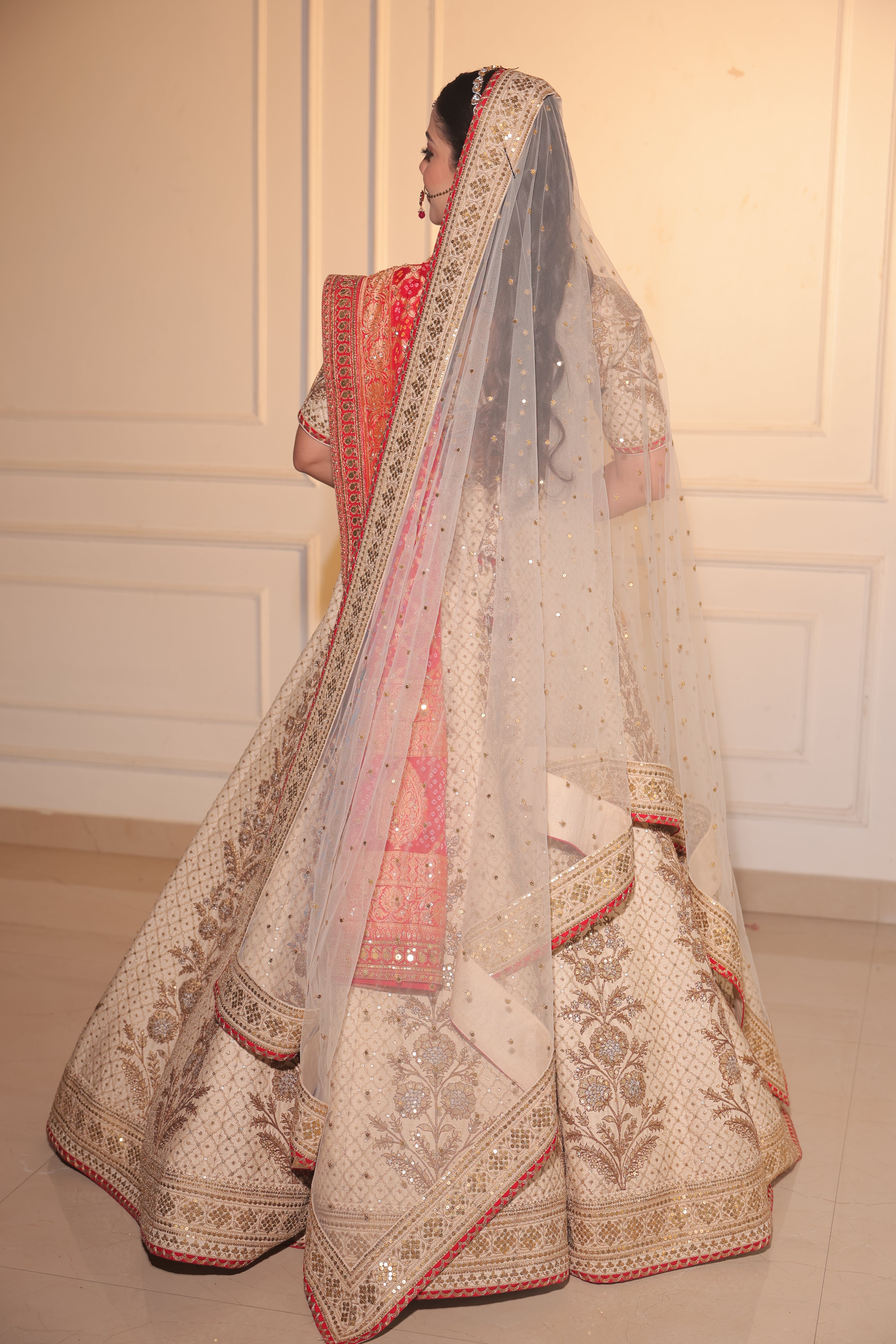 Diamond lattice Lehenga (b-37) Secondary image