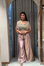 Nude Lavender Indo-Western with Intricate Embroidery (MV-1042 GS-73)