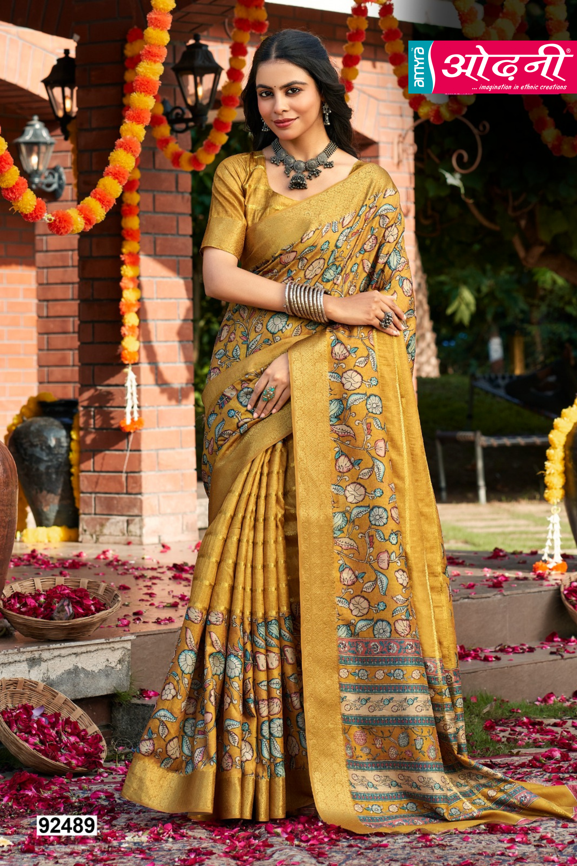 Anvi Vol-03 Print & Woven Saree Collection (GS-48)
