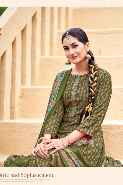 'Sohini Shawl' Collection: Pure Pashmina Suits (D-39)