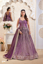 Amethyst Glow Lehenga