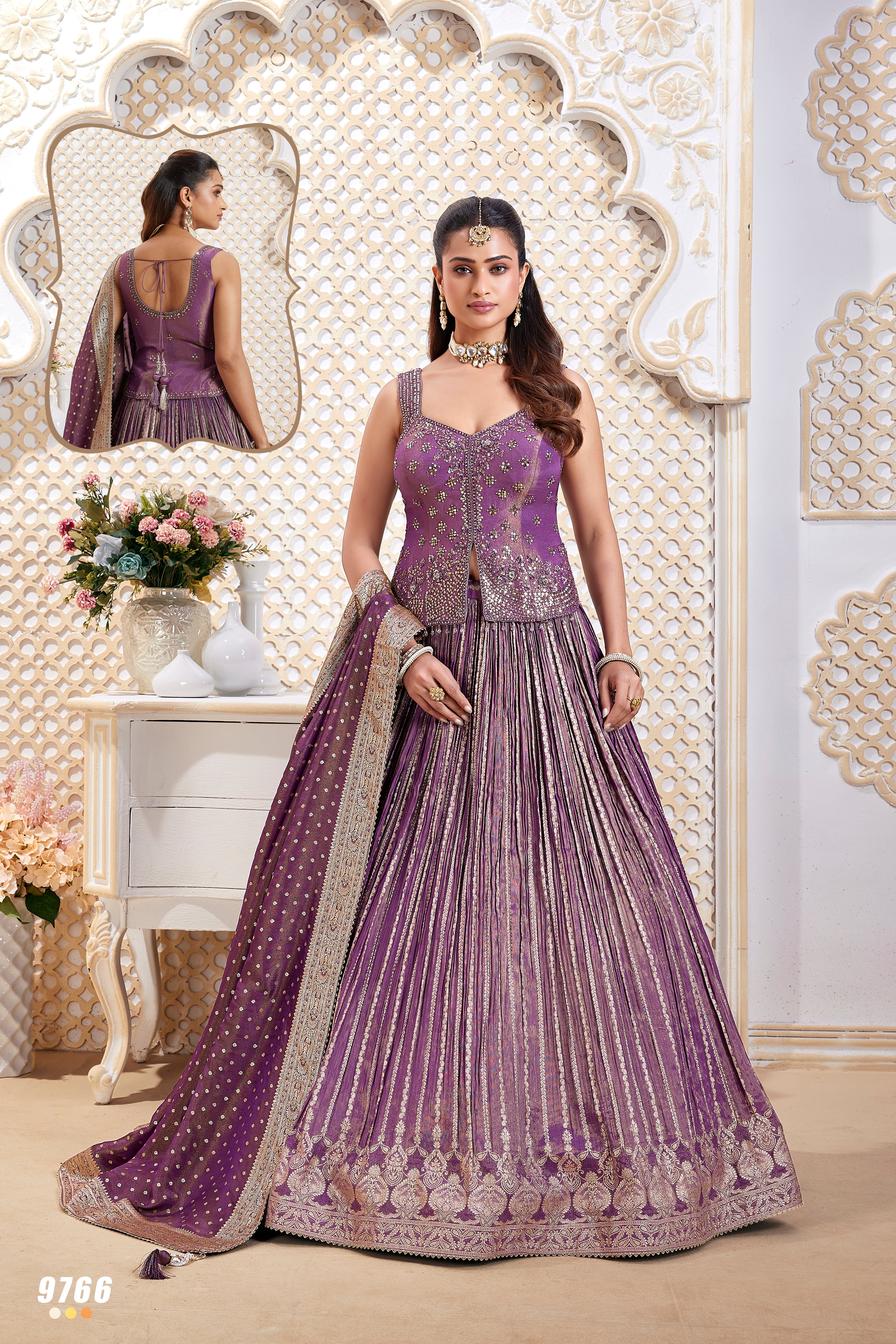 Amethyst Glow Lehenga