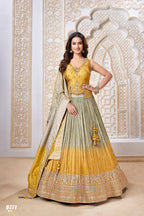 Golden Meadow Lehenga