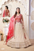 Rose & Cream Lehenga