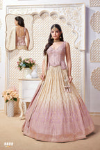Blush & Champagne Lehenga