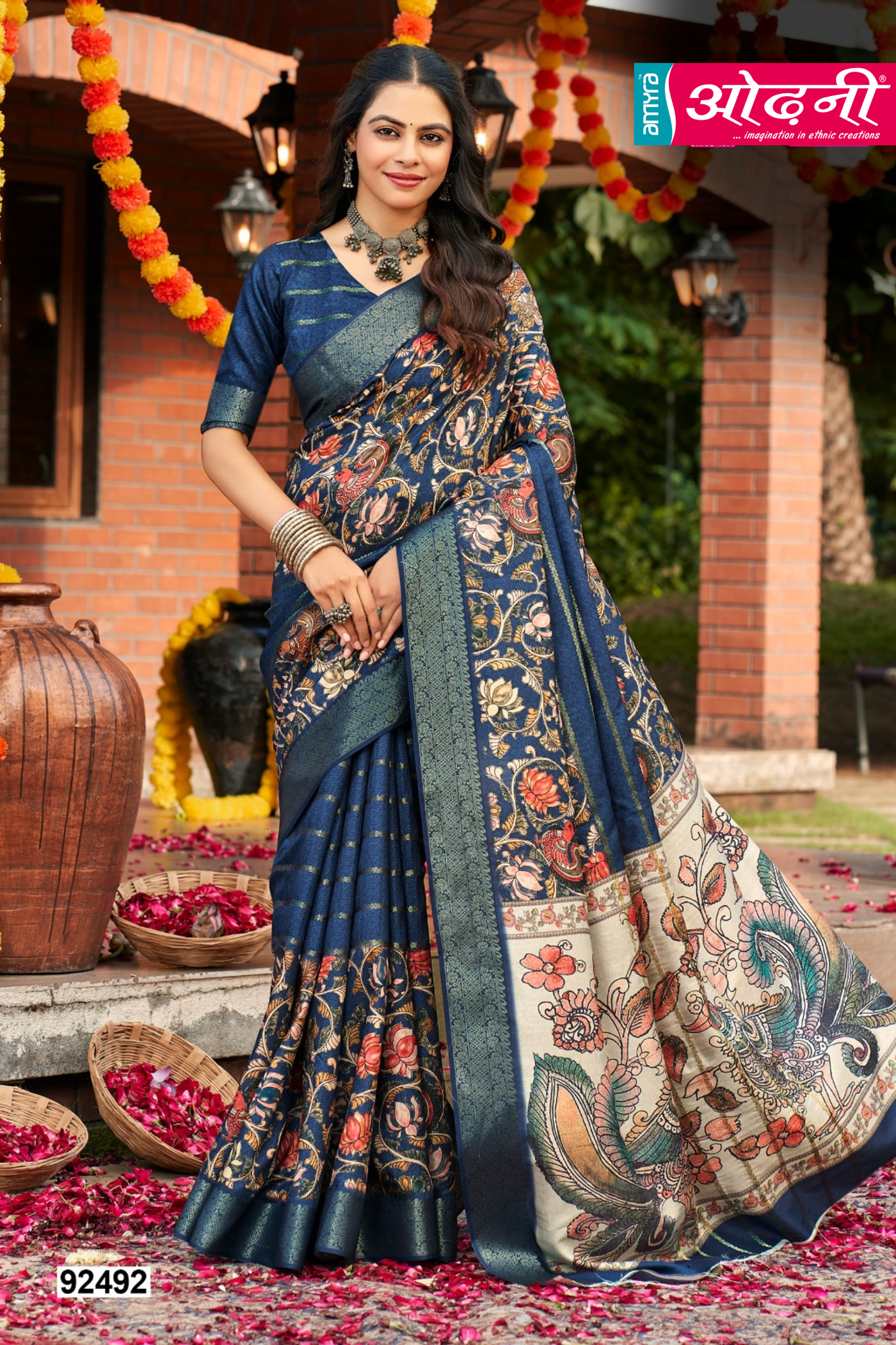 Anvi Vol-03 Print & Woven Saree Collection (GS-48)