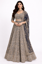 Indigo Ishq Lehenga