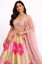 Gulaal Patchwork Lehenga