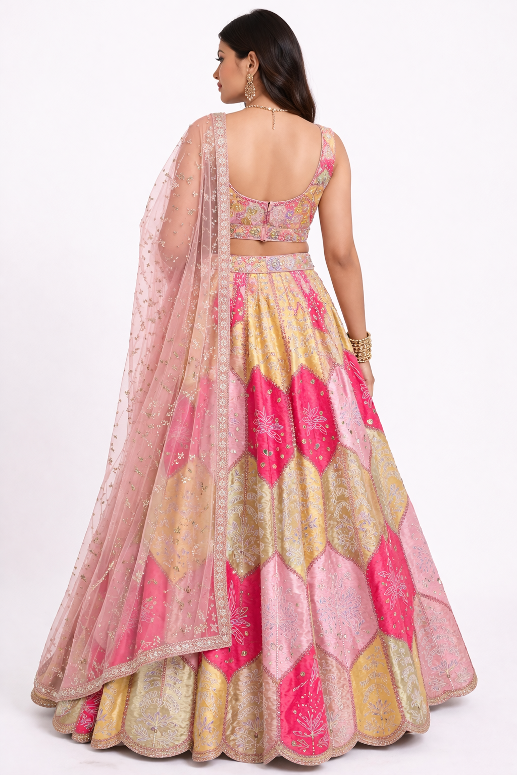 Gulaal Patchwork Lehenga