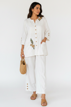 Boho-Chic Linen Co-ord Set