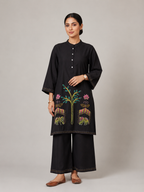 Classic Black Cotton Co-ord Set