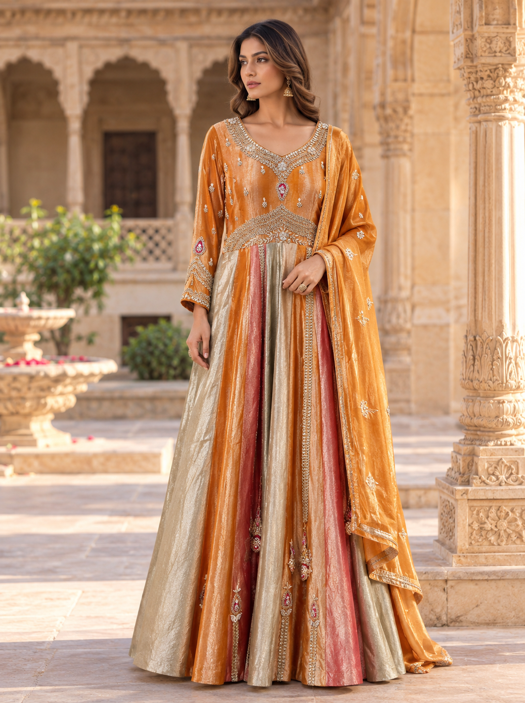 Amber Zariya Anarkali Set