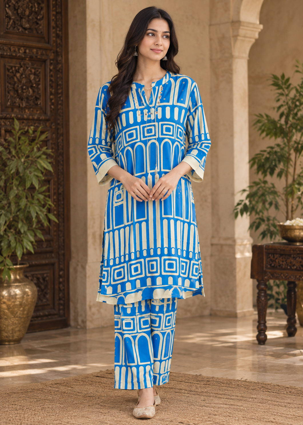 Cerulean Arch Printed Co-Ord Set