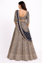 Indigo Ishq Lehenga