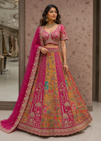 Heritage Architectural Embroidered Lehenga Choli
