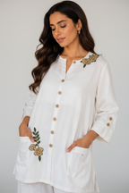 Boho-Chic Linen Co-ord Set