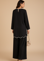 Sophisticated Jet Black Co-ord Set