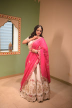 Gulabi Aura Lehenga (54 B-181)