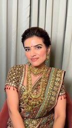 Regal Heritage Zardosi Embellished Bridal Saree