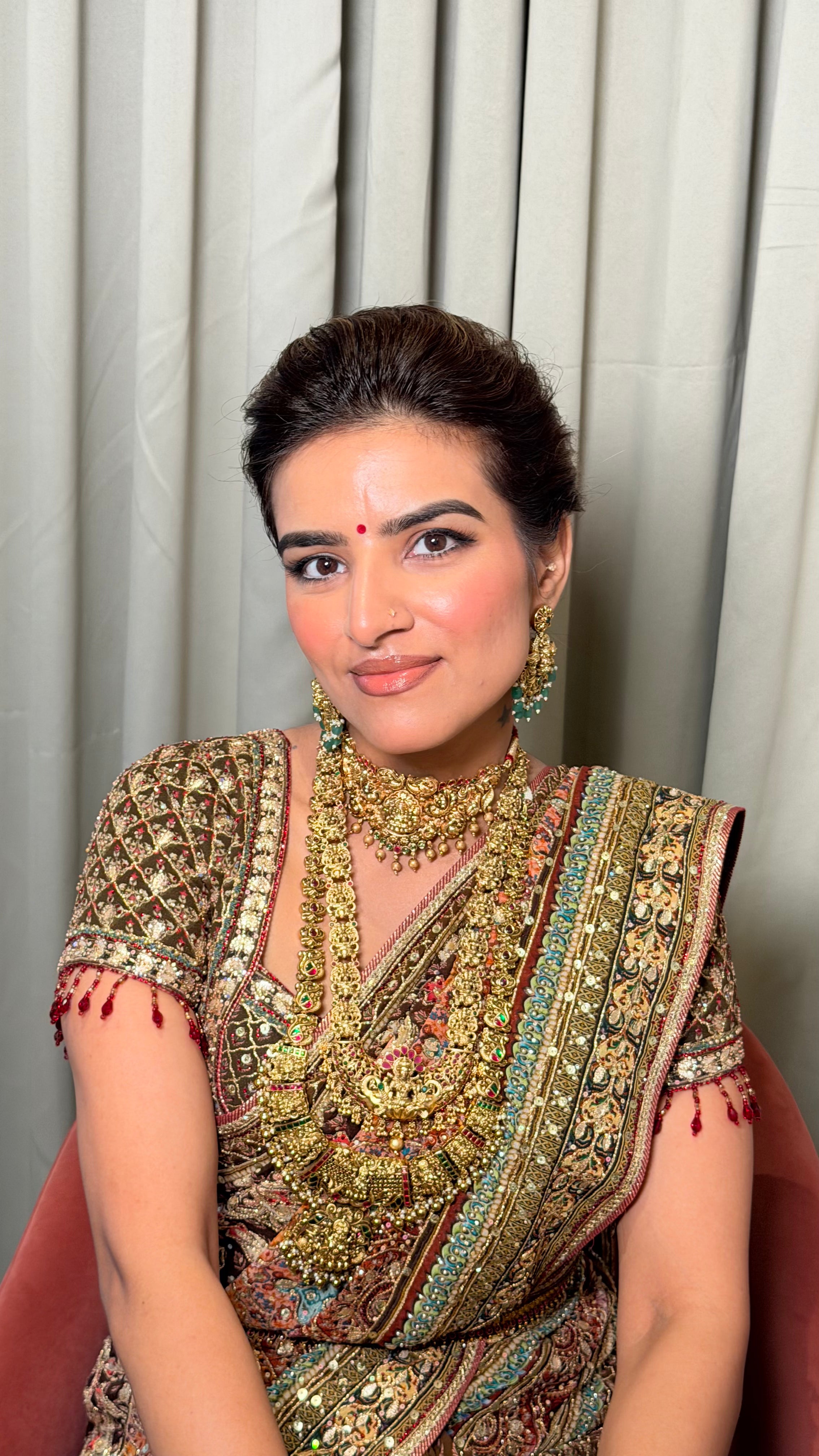 Regal Heritage Zardosi Embellished Bridal Saree