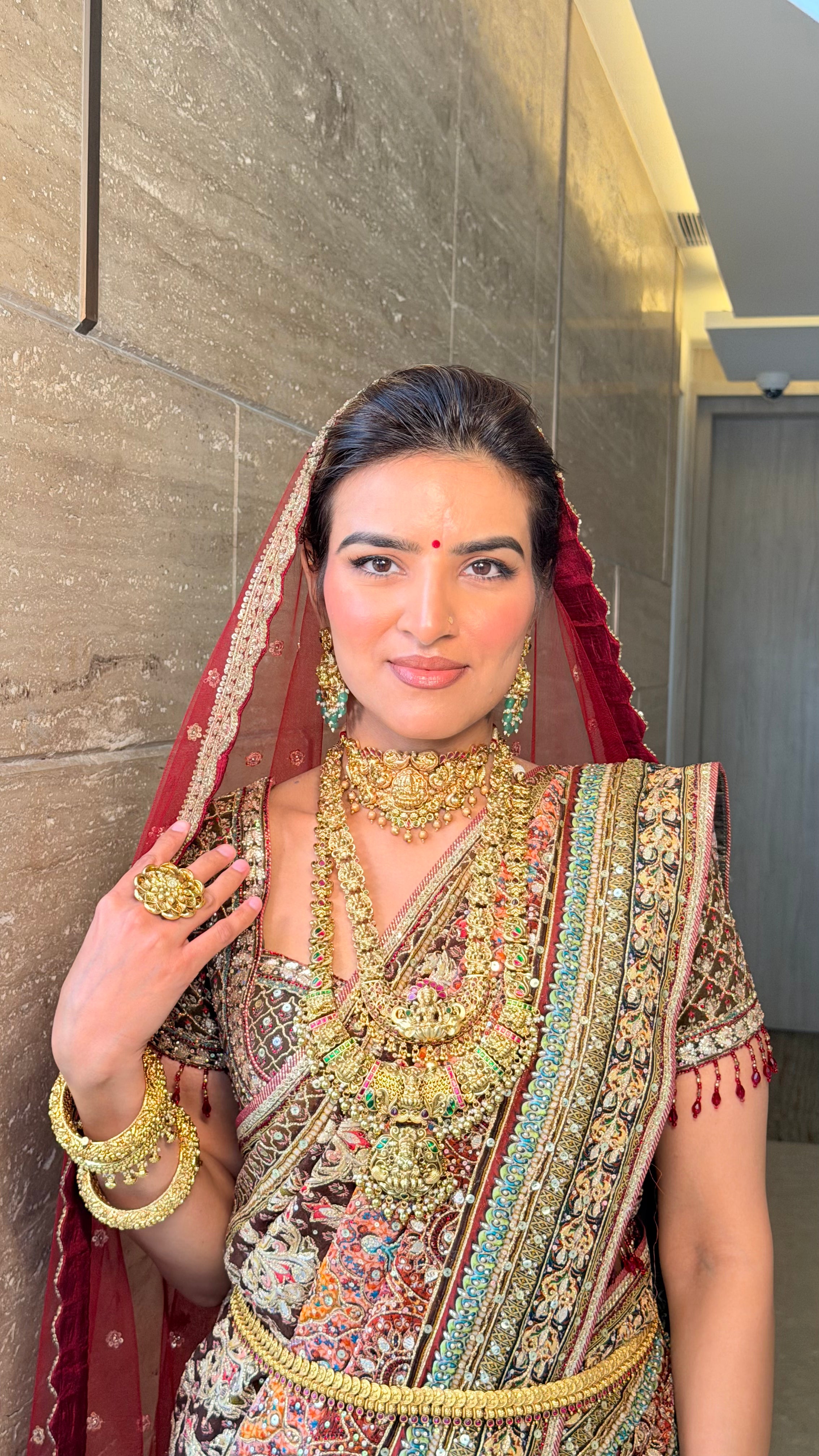 Regal Heritage Zardosi Embellished Bridal Saree