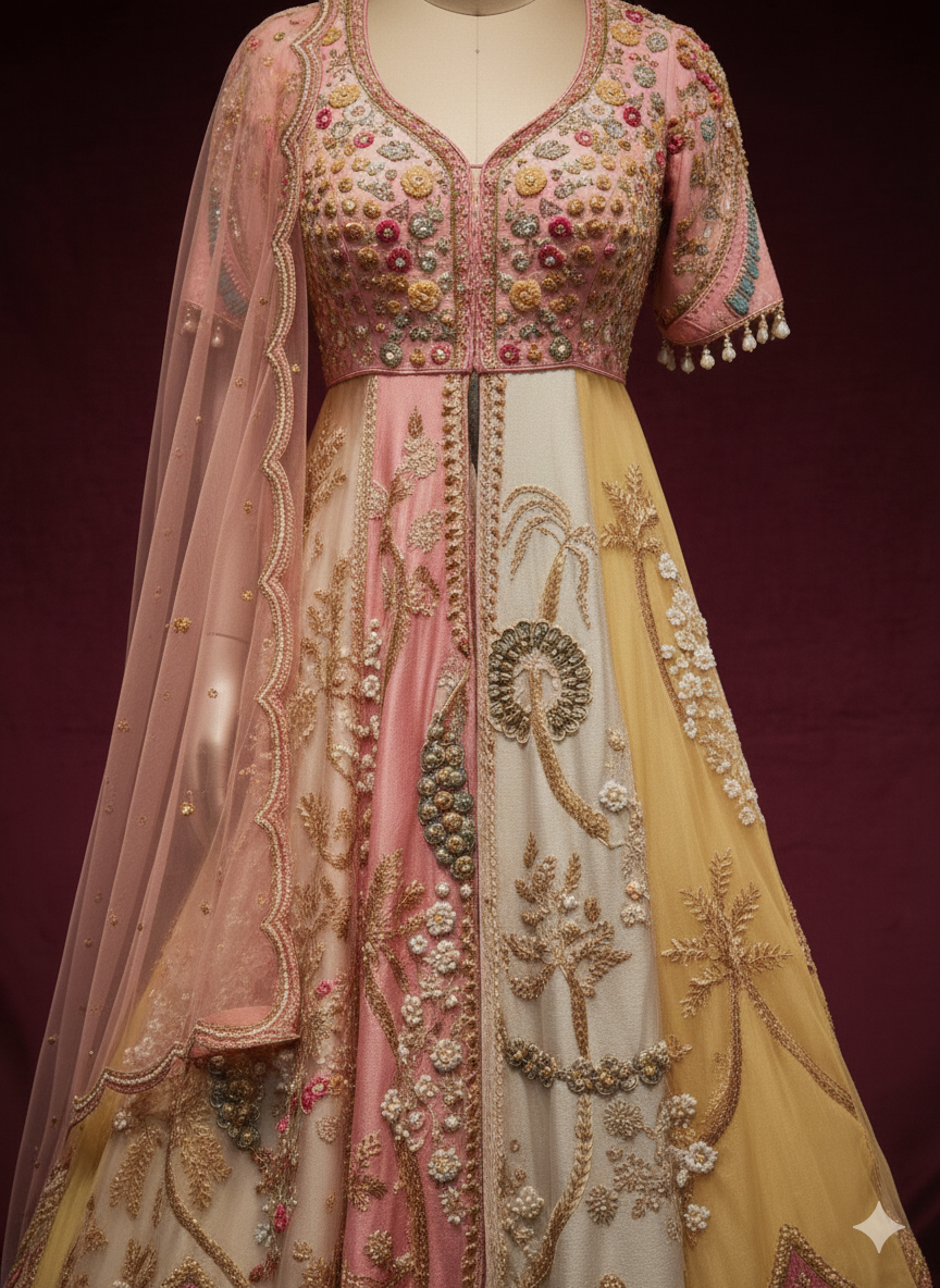 Grand Mughal Panel Dress (4110-A D-17) Secondary image