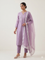 Lilac Silk Chanderi Suit Set