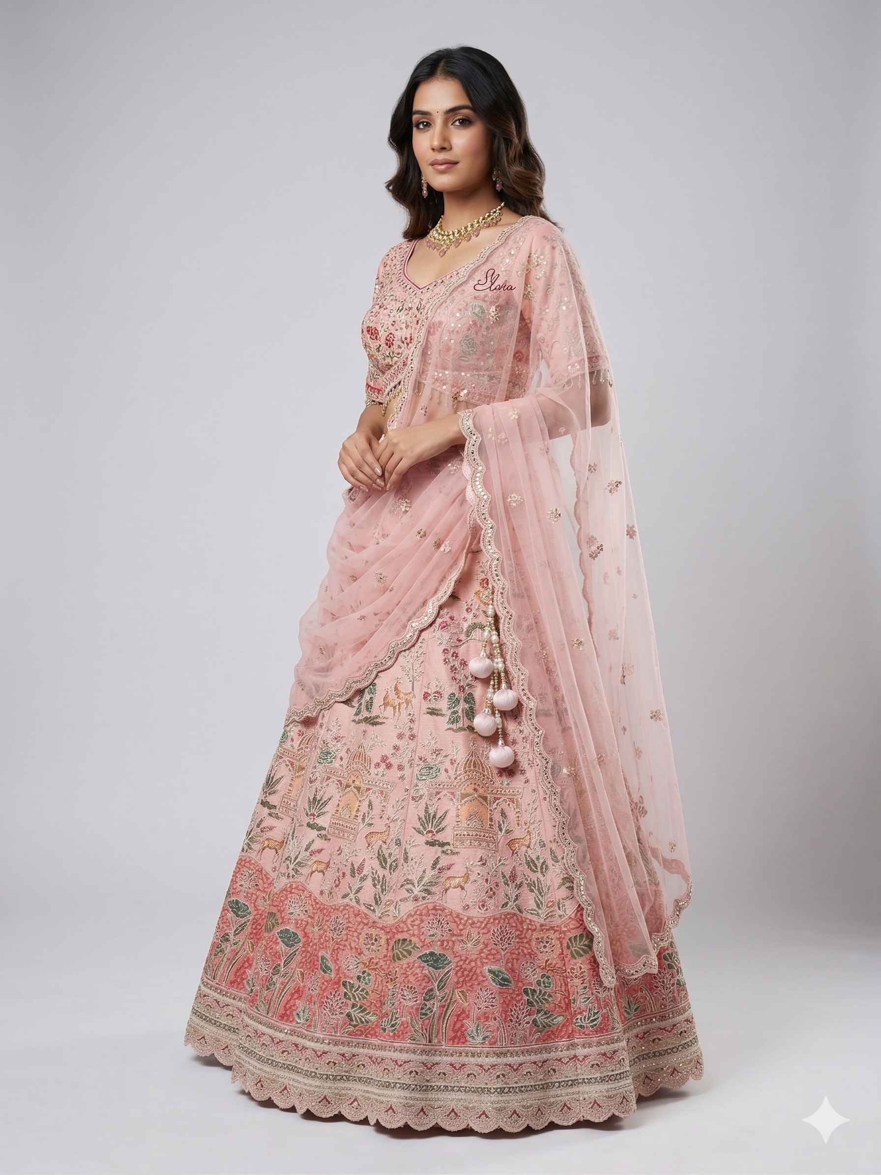 Bagh-e-Bahaar Lehenga