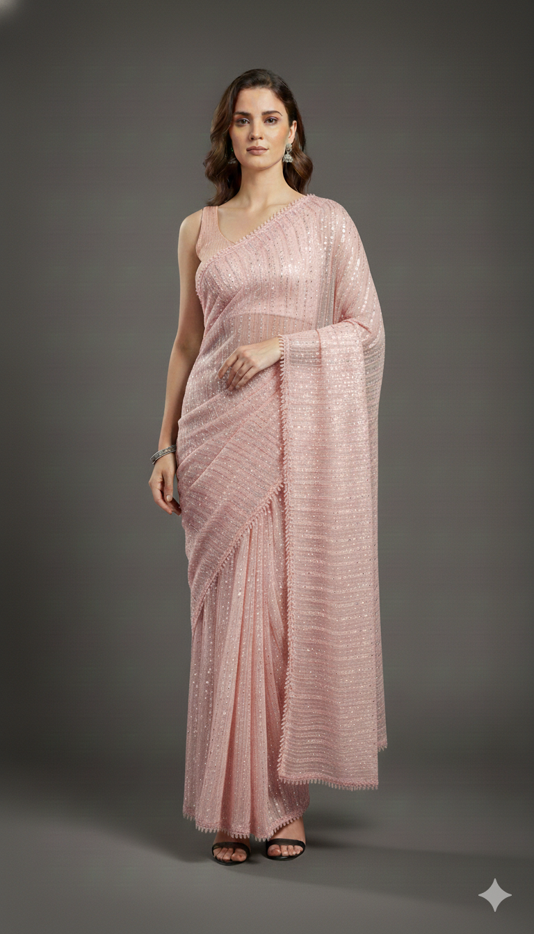 Midnight Galaxy Sequin Drape