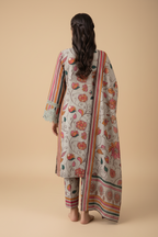 Floral Block-Printed Kurta Set