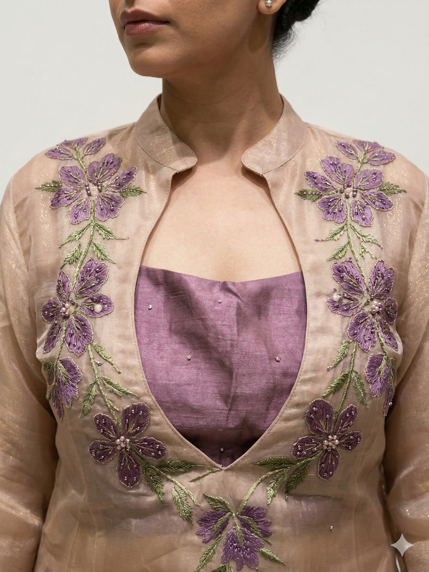 The Mauve Organza Glaze Set