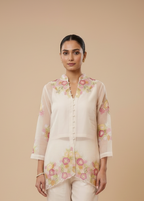 Ethereal Organza 3-Piece Tunic Set