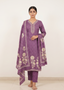 Floral Motif Cotton Woven Kurta Set