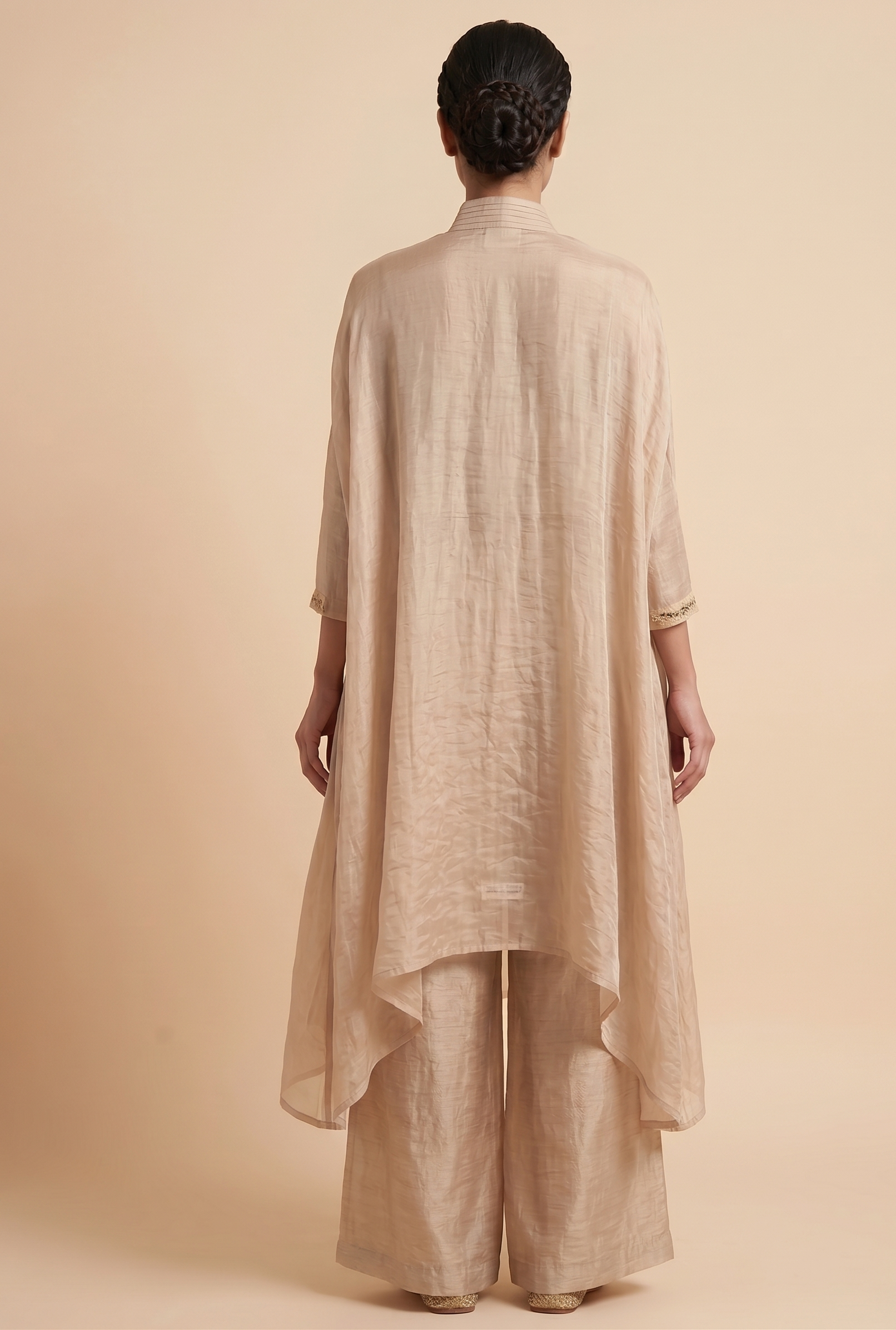 Golden Glaze Cape & Palazzo Set