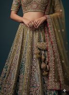 Emerald Heritage Lehenga