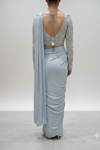 Heavily Embellished Pre-Stitched Saree