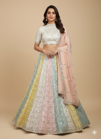 Heritage Kaleidoscope Lehenga